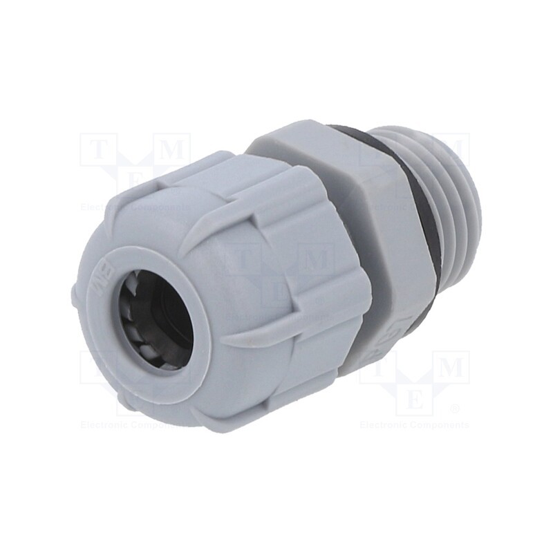 5 pcs x BM GROUP - BM4307 - Cable gland, PG7, IP68, polyamide, dark grey