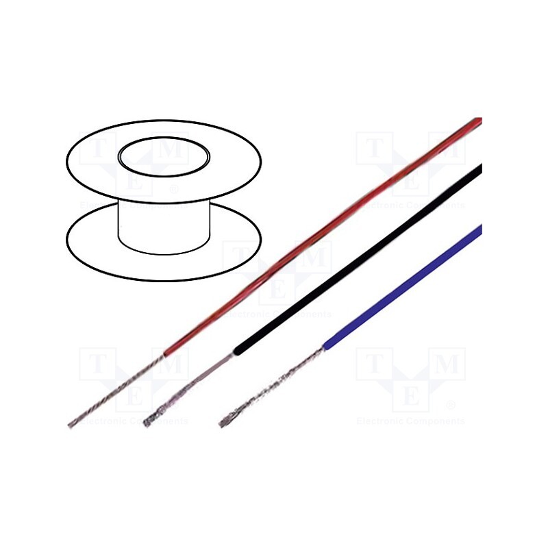 5 m x LAPP - 102005 - Wire, ÖLFLEX® HEAT 260 SC, 1x20AWG, stranded, Cu, PTFE, yellow