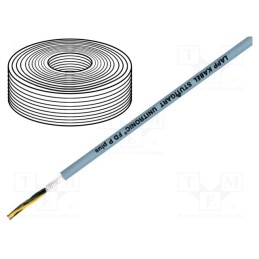 5 m x LAPP - 28658 - Wire: data transmission, UNITRONIC® FD P plus, 2x0.25mm2, PUR