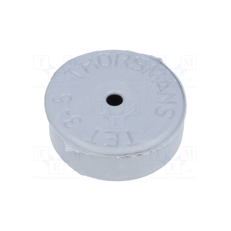 5 pcs x SCHNEIDER ELECTRIC - IMT36179 - Grommet, with bulkhead, Ømount.hole: 13mm, EPDM, grey, Size: M12