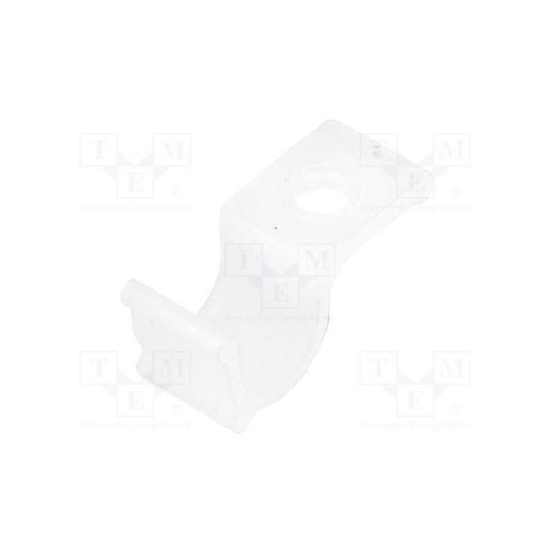 10 pcs x ESSENTRA - HURCS-4-01 - Screw mounted clamp, polyamide, natural, Cable P-clips