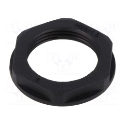 10 pcs x TE Connectivity - EP-LN-M25-BL-A - Nut, M25, polyamide, 32mm, black, Thread: metric, Pitch: 1.5