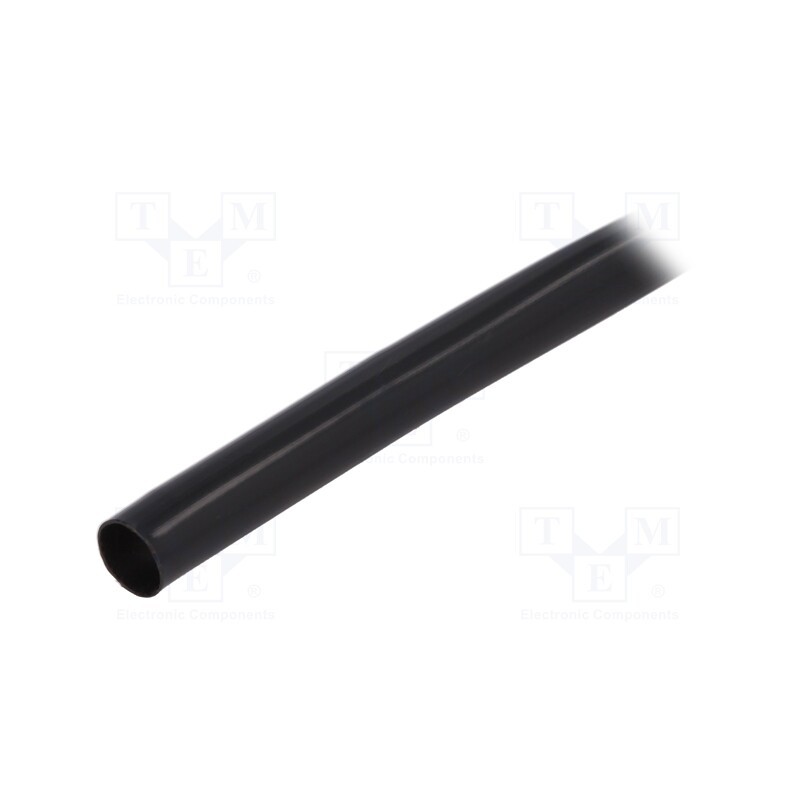 10 m x SIGI - PVC125-10-BK-10 - Insulating tube, PVC, black, -20÷125°C, Øint: 10mm, L: 10m, UL94V-0
