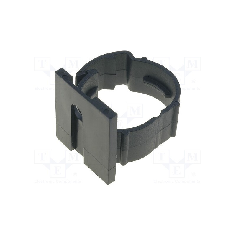 10 pcs x ESSENTRA - SHR-C2 - Bracket, polyamide, -40÷85°C, black, UL94V-2, A: 30mm, B: 32.5mm