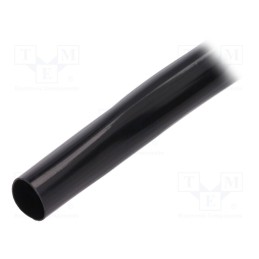10 m x SIGI - PVC125-16-BK-10 - Insulating tube, PVC, black, -20÷125°C, Øint: 16mm, L: 10m, UL94V-0