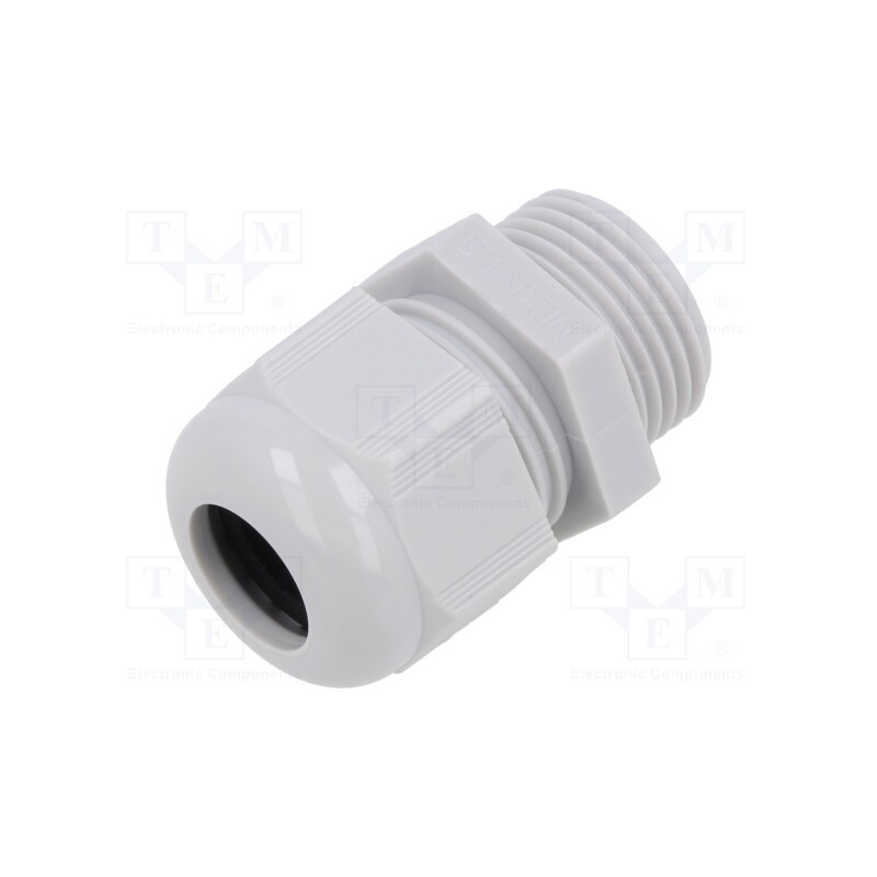 10 pcs x TE Connectivity - EP-SG-M20-LGR-C - Cable gland, without nut, M20, 1.5, IP68, polyamide, light grey