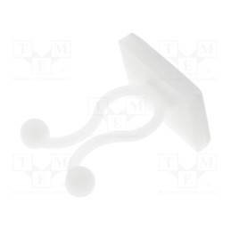 10 pcs x FIX&FASTEN - FIX-KL-2 - Cable clips, ØBundle : 8.5mm, polyamide, natural, UL94V-2