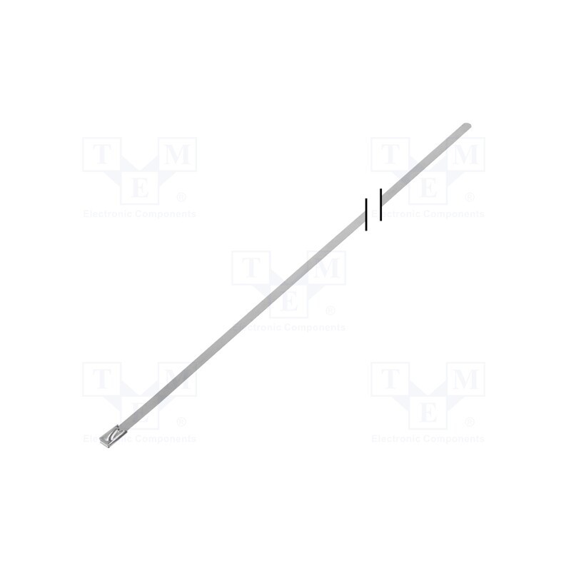 10 pcs x RAYCHEM RPG - BU46-520 - Cable tie, L: 520mm, W: 4.6mm, acid resistant steel AISI 316, 445N
