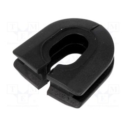 10 pcs x ESSENTRA - CGB-1 - Grommet, silicone, 22.5x20mm