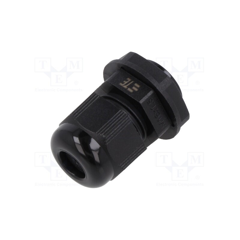 10 pcs x TE Connectivity - EP-SGL-M16-BL-A - Cable gland, M16, 1.5, IP68, polyamide, black, Entrelec