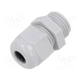 10 pcs x TE Connectivity - EP-SG-M16-LGR-F - Cable gland, without nut, M16, 1.5, IP68, polyamide, light grey