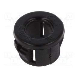 10 pcs x KSS WIRING - SB-13 - Grommet, Ømount.hole: 12.7mm, Øhole: 8mm, black