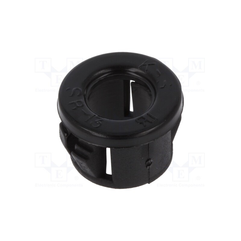 10 pcs x KSS WIRING - SB-13 - Grommet, Ømount.hole: 12.7mm, Øhole: 8mm, black