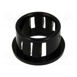 10 pcs x KSS WIRING - SB-16 - Grommet, Ømount.hole: 15.9mm, Øhole: 12.7mm, black