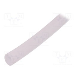 10 m x FAVIER - GES-6X7-TR-10 - Insulating tube, silicone, transparent, -50÷200°C, Øint: 6mm