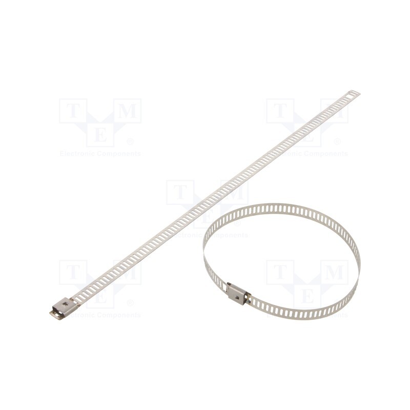 10 pcs x RAYCHEM RPG - LU76-225 - Cable tie, L: 225mm, W: 7mm, acid resistant steel AISI 316, 445N