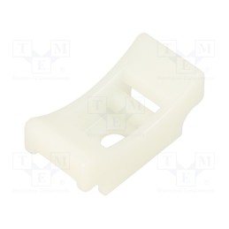 10 pcs x HELLERMANNTYTON - 151-27219 - Holder, screw, polyamide,polyamide 6.6, natural, cable ties