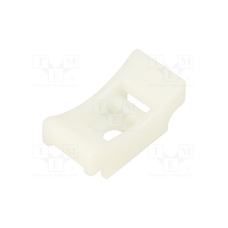 10 pcs x HELLERMANNTYTON - 151-27219 - Holder, screw, polyamide,polyamide 6.6, natural, cable ties