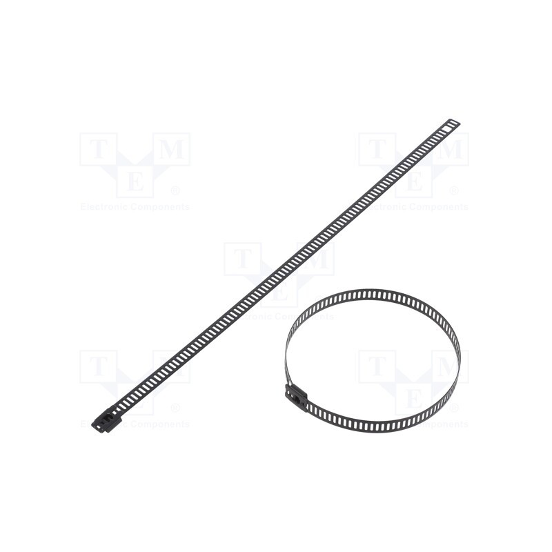10 pcs x RAYCHEM RPG - LC76-225 - Cable tie, L: 225mm, W: 7mm, acid resistant steel AISI 316, 445N