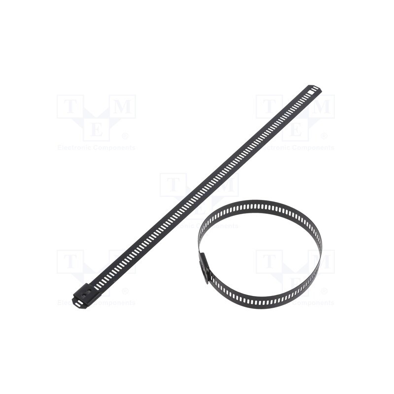 10 pcs x RAYCHEM RPG - LC126-225 - Cable tie, L: 225mm, W: 12mm, acid resistant steel AISI 316, 1112N