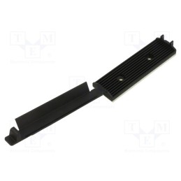 10 pcs x HELLERMANNTYTON - 151-15800 - Self-adhesive cable holder, polyamide, black