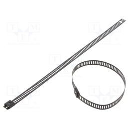 10 pcs x RAYCHEM RPG - LC76-200 - Cable tie, L: 200mm, W: 7mm, acid resistant steel AISI 316, 445N