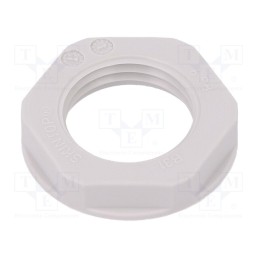 10 pcs x LAPP - 53019011 - Nut, PG9, polyamide, UL94V-2, 22mm, light grey, -20÷100°C