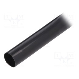 10 m x SIGI - PVC125-14-BK-10 - Insulating tube, PVC, black, -20÷125°C, Øint: 14mm, L: 10m, UL94V-0