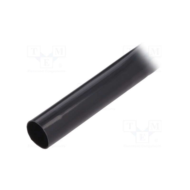 10 m x SIGI - PVC125-14-BK-10 - Insulating tube, PVC, black, -20÷125°C, Øint: 14mm, L: 10m, UL94V-0
