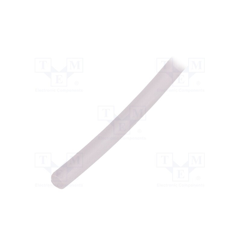 10 m x FAVIER - GES-3X4-TR-10 - Insulating tube, silicone, transparent, -50÷200°C, Øint: 3mm