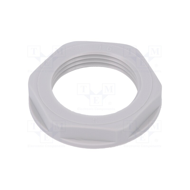 10 pcs x LAPP - 53019041 - Nut, PG16, polyamide, UL94V-2, 30mm, light grey, -20÷100°C
