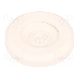 10 pcs x HT HI TECH POLYMERS - HSS-M32-TPE-V0 - Grommet, Ømount.hole: 32mm, elastomer thermoplastic TPE, grey