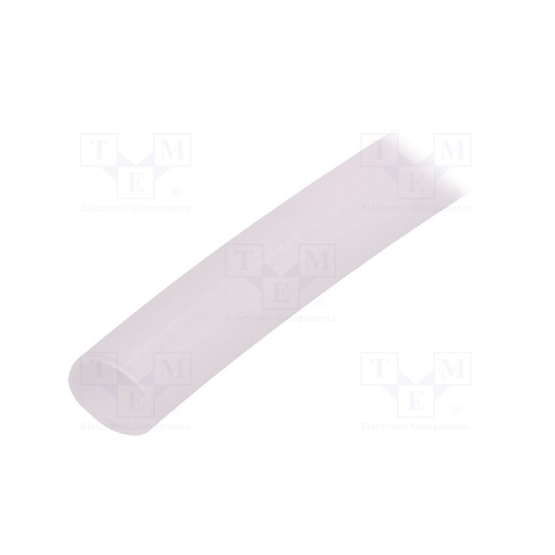 10 m x FAVIER - GES-8X9-TR-10 - Insulating tube, silicone, transparent, -50÷200°C, Øint: 8mm