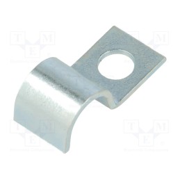 10 pcs x OBO BETTERMANN - 1015 10 G - Screw mounted clamp, ØBundle : 10mm, Ømount.hole: 6mm, W: 12mm