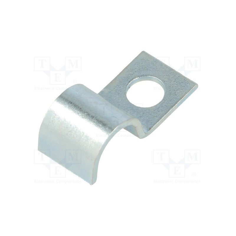 10 pcs x OBO BETTERMANN - 1015 10 G - Screw mounted clamp, ØBundle : 10mm, Ømount.hole: 6mm, W: 12mm
