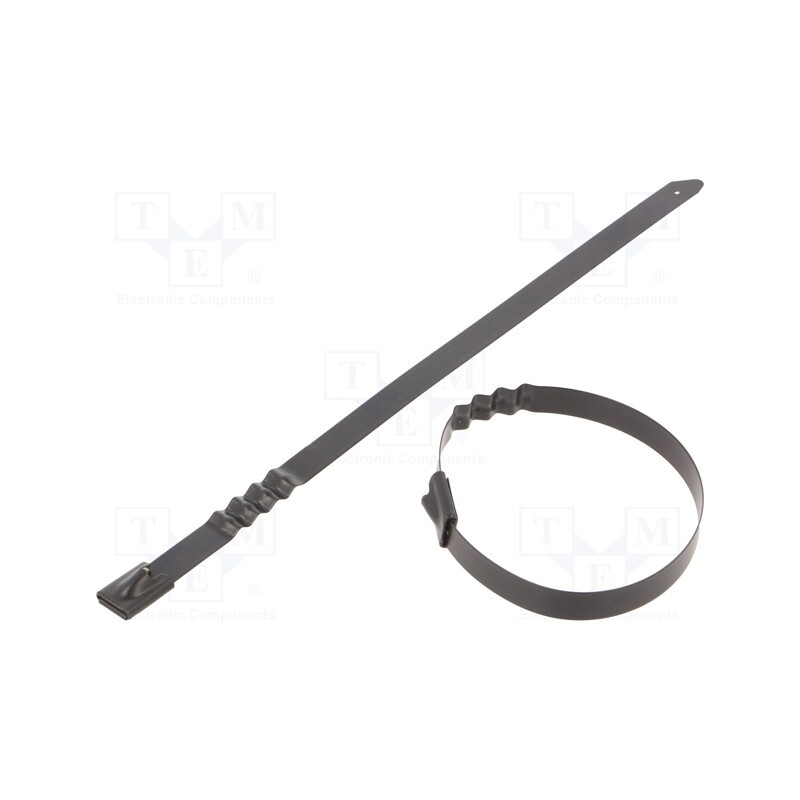 10 pcs x RAYCHEM RPG - BCZ74-200 - Cable tie, L: 200mm, W: 7.9mm, stainless steel AISI 304, 1112N