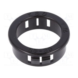 10 pcs x KSS WIRING - SB-30 - Grommet, Ømount.hole: 30.1mm, Øhole: 24.1mm, black