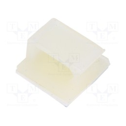 10 pcs x KSS WIRING - FC-1206 - Self-adhesive cable holder, polyamide, natural, UL94V-2