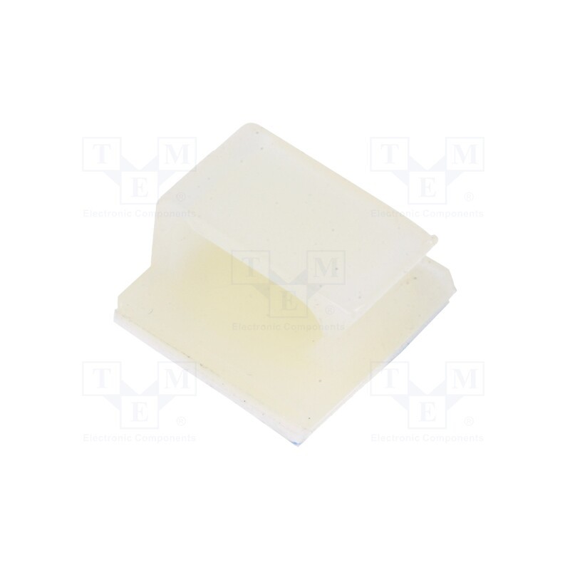 10 pcs x KSS WIRING - FC-1206 - Self-adhesive cable holder, polyamide, natural, UL94V-2