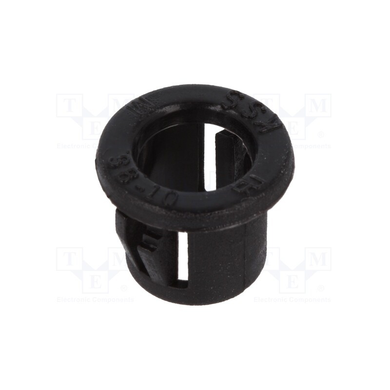 10 pcs x KSS WIRING - SB-10M - Grommet, Ømount.hole: 9.5mm, Øhole: 7.8mm, black