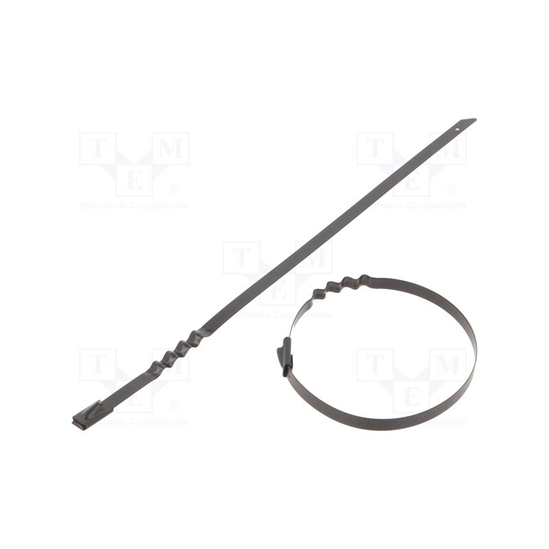 10 pcs x RAYCHEM RPG - BCZ46-200 - Cable tie, L: 200mm, W: 4.6mm, acid resistant steel AISI 316, 445N
