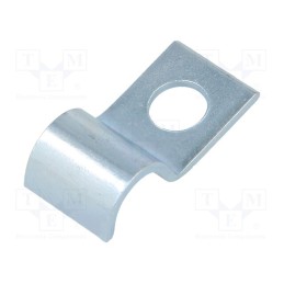 10 pcs x OBO BETTERMANN - 1015 8 G - Screw mounted clamp, ØBundle : 8mm, Ømount.hole: 6mm, W: 12mm, 1015