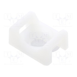 10 pcs x PANDUIT - TM3S25-C - Holder, screw, polyamide, UL94V-2, natural, Tie width: 2.5÷7.6mm