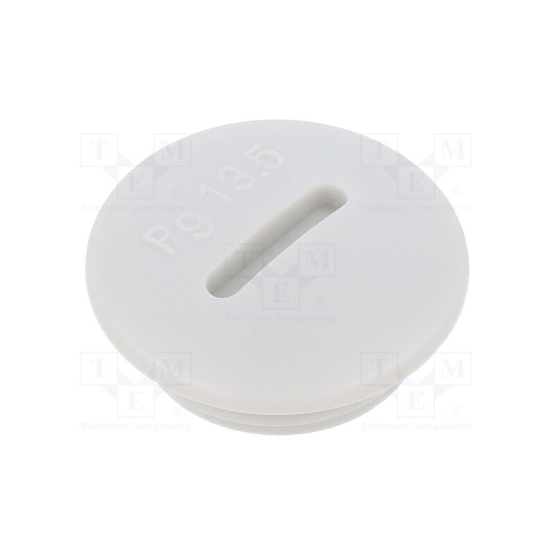 10 pcs x BM GROUP - BM4599 - Stopper, PG13,5, IP56, polyamide, light grey, Thread: PG, 6mm