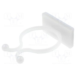 10 pcs x FIX&FASTEN - FIX-KL-22 - Cable clips, ØBundle : 23mm, polyamide, natural, UL94V-2, H: 41mm