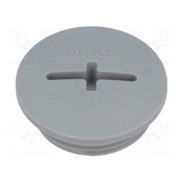 10 pcs x LAPP - 52006131 - Stopper, M25, 1.5, IP54, polyamide, dark grey, SKINDICHT®, 8mm