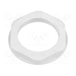 10 pcs x BM GROUP - 4832 - Nut, M32, polyamide, 41mm, grey, Pitch: 1.5