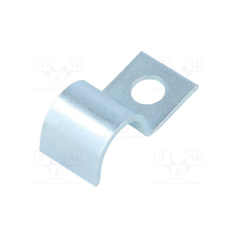 10 pcs x OBO BETTERMANN - 1015 12 G - Screw mounted clamp, ØBundle : 12mm, Ømount.hole: 6mm, W: 14mm