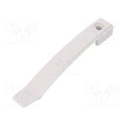 10 pcs x OBO BETTERMANN - 2032 - Holder, polyamide, light grey, Ømount.hole: 5.8mm, W: 20mm, L: 134mm