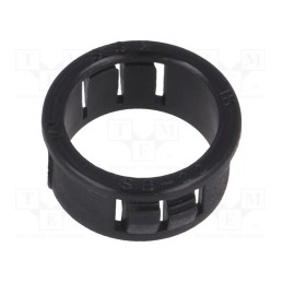 10 pcs x KSS WIRING - SB-22M - Grommet, Ømount.hole: 22.2mm, Øhole: 18.9mm, black